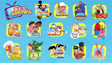 old playhouse disney all shows.